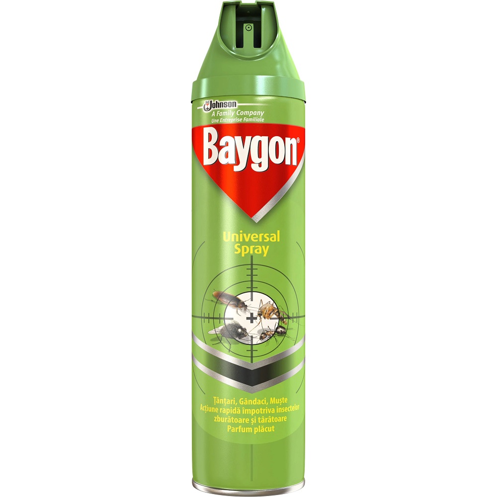 Baygon Spray Universal Insecticid 400 Ml sanito.ro